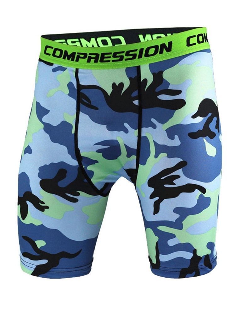 Miesten Camouflage Summer Shorts -housut