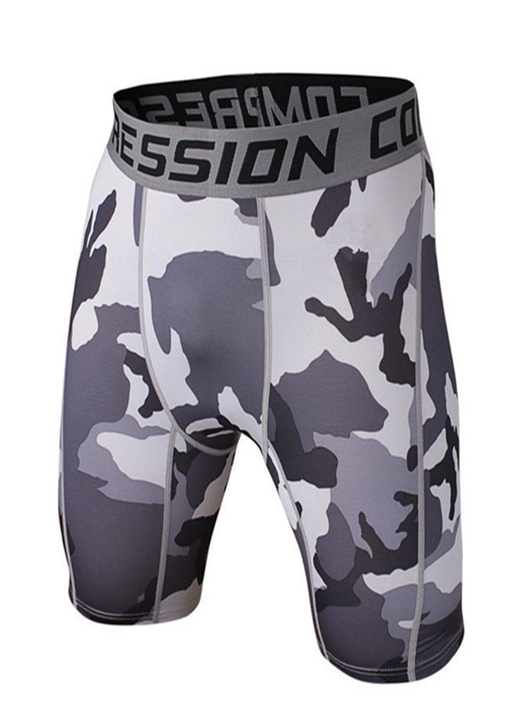 Miesten Camouflage Summer Shorts -housut