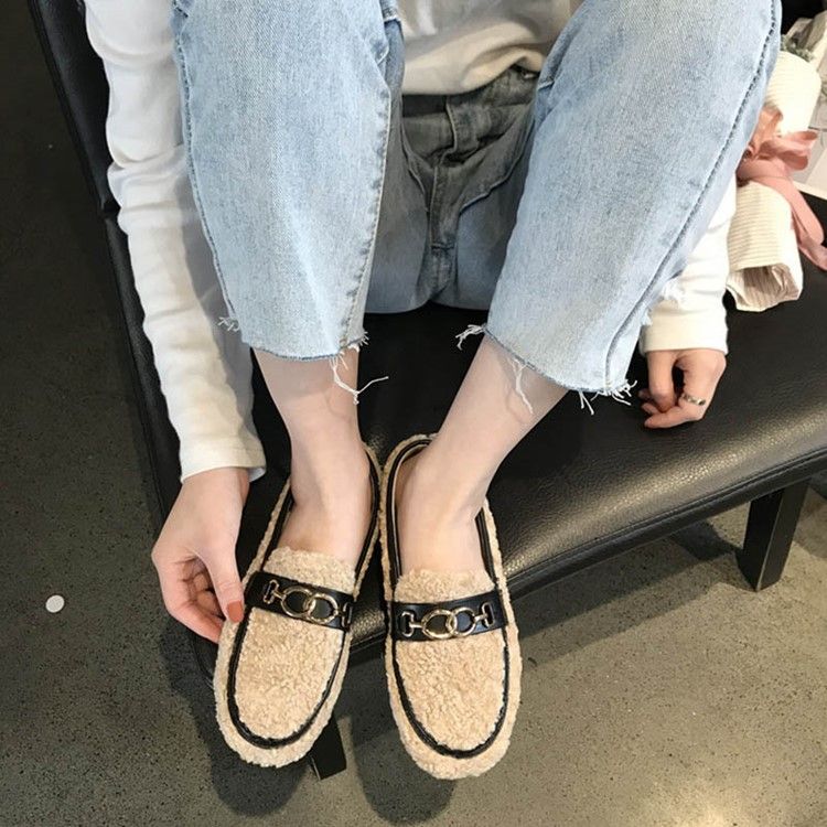 Slip-on Round Toe Casual Naisten Talviasut