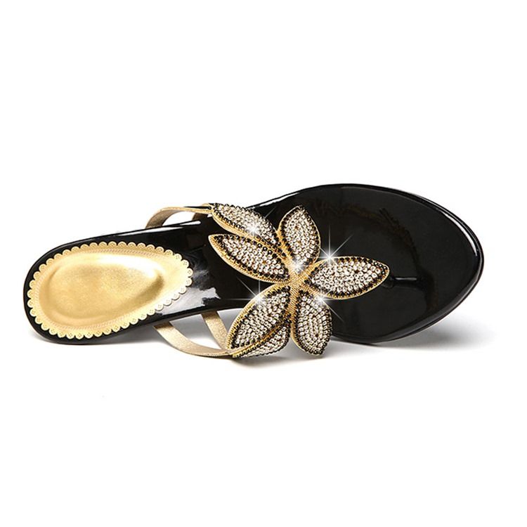 Floal Rhinestone Thong Slip-on Naisten Muukkakengät