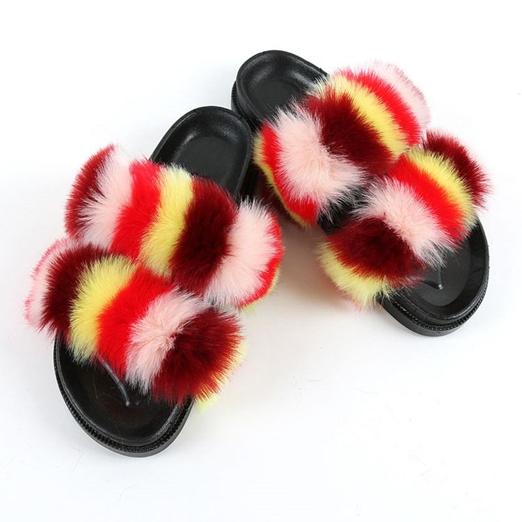 Naisten Tasainen Jossa Pompon Flip Flop Four Seasons -tossut