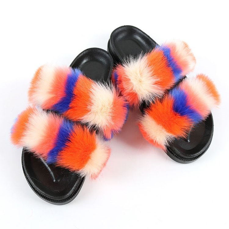 Naisten Tasainen Jossa Pompon Flip Flop Four Seasons -tossut