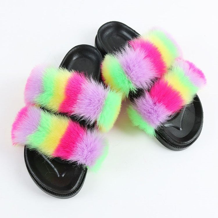 Naisten Tasainen Jossa Pompon Flip Flop Four Seasons -tossut