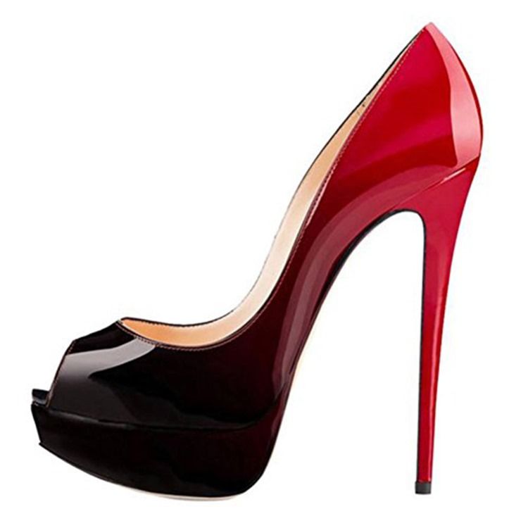 Stiletto Heel Peep Toe Platform Naisten Avokkaat