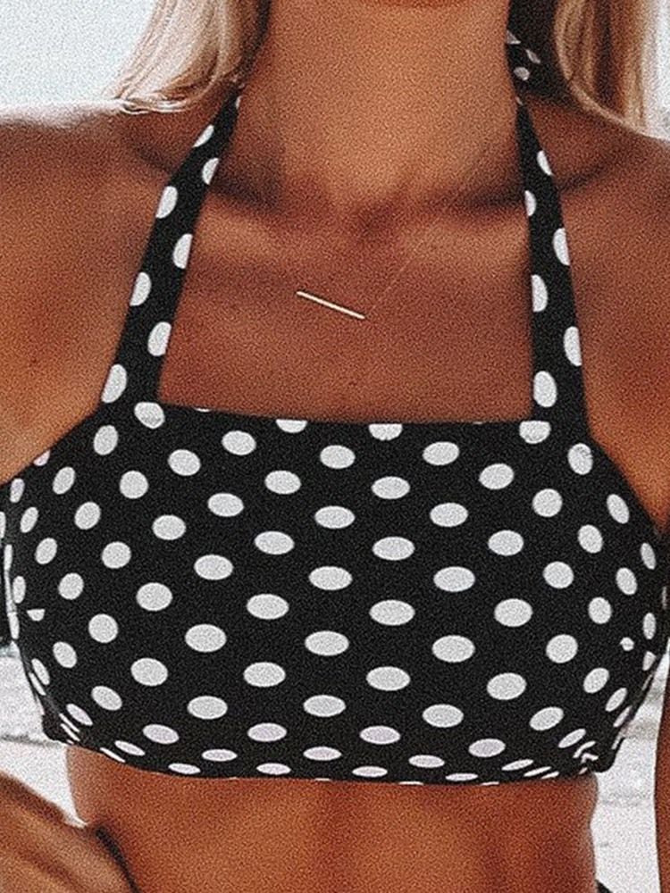 Naisten Bikinisetti Dots Seksikäs Uimapuku