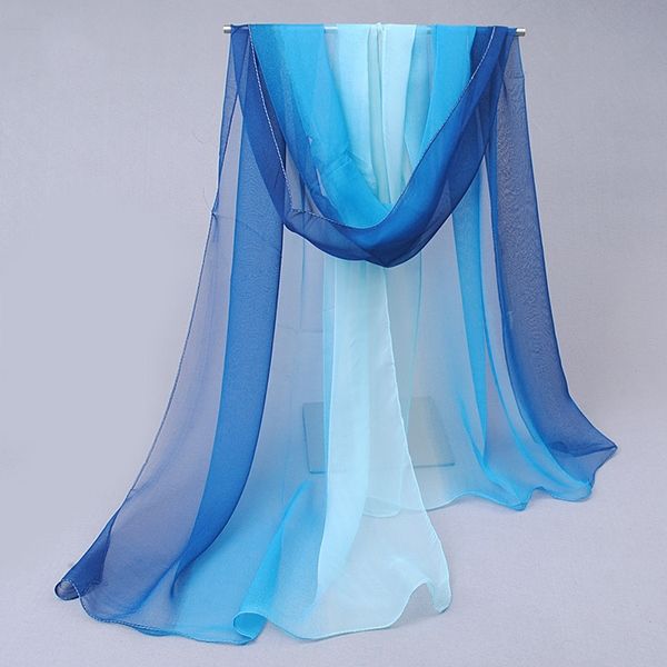 Gradient Color Chiffon -huivi