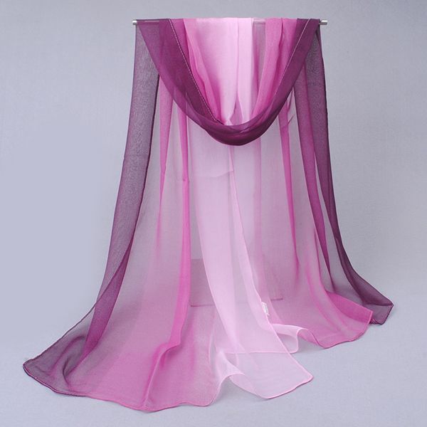 Gradient Color Chiffon -huivi