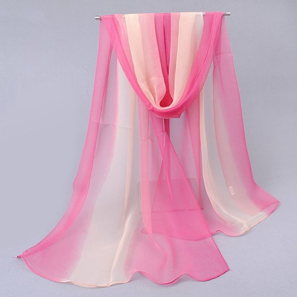 Gradient Color Chiffon -huivi