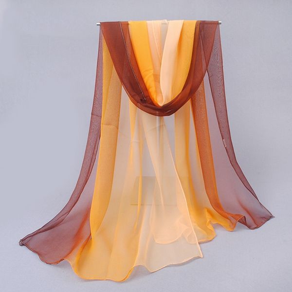 Gradient Color Chiffon -huivi