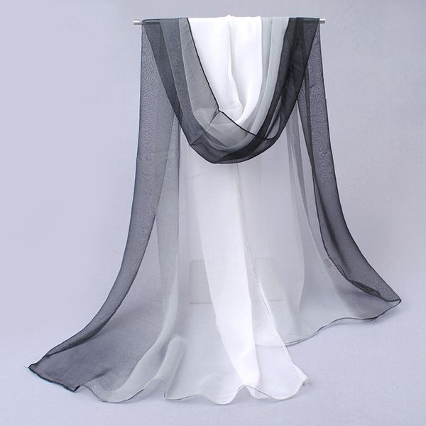 Gradient Color Chiffon -huivi