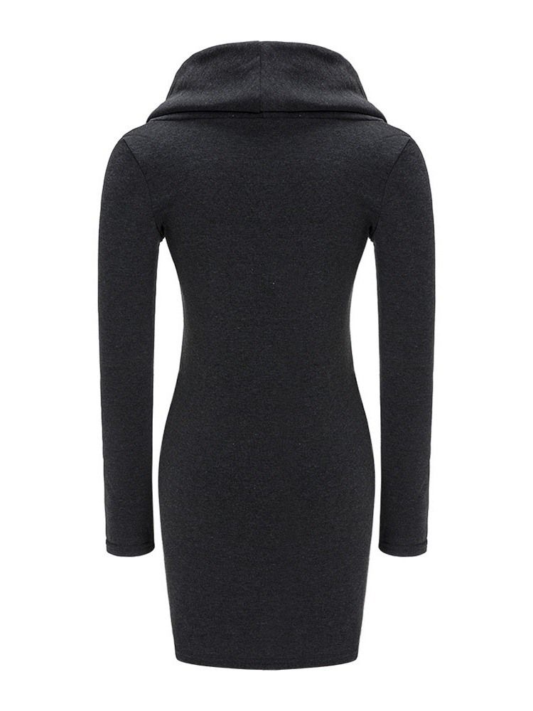 Bodycon Plain Naisten Polvipuku