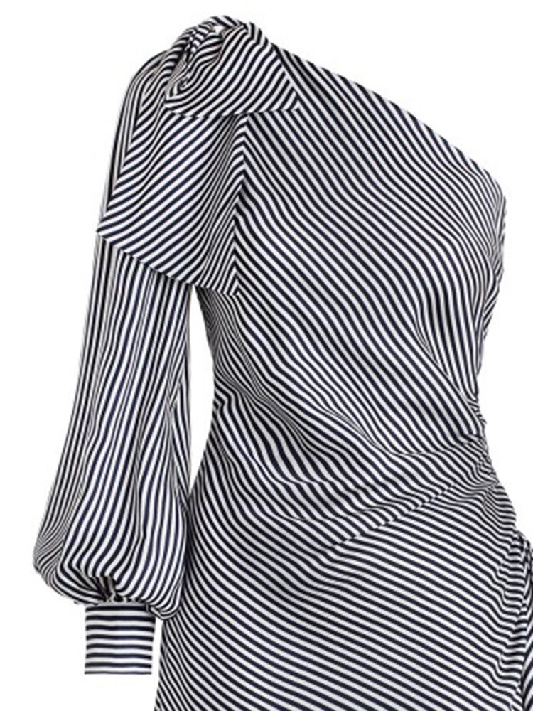 Naisten Vinttikauluksinen Lyhtyhihainen Bowknot-bodycon-mekko