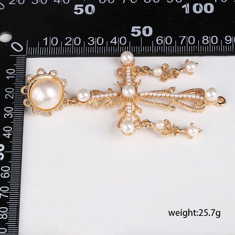 Alloy Vintage Pearl Inlaid Prom Naisten Korvakorut