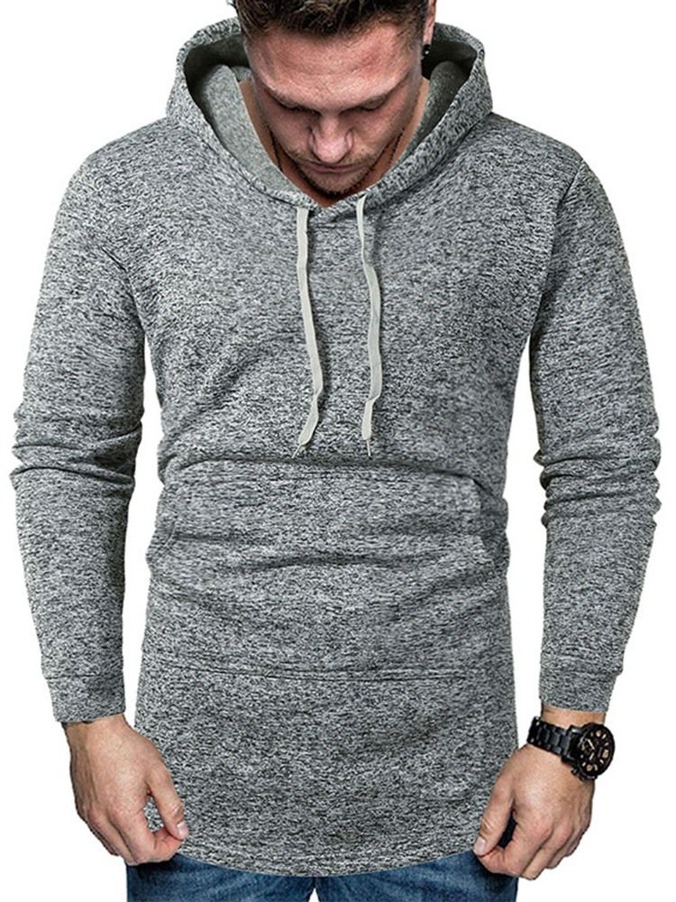 Pocket Pullover Plain Miesten Hupparit