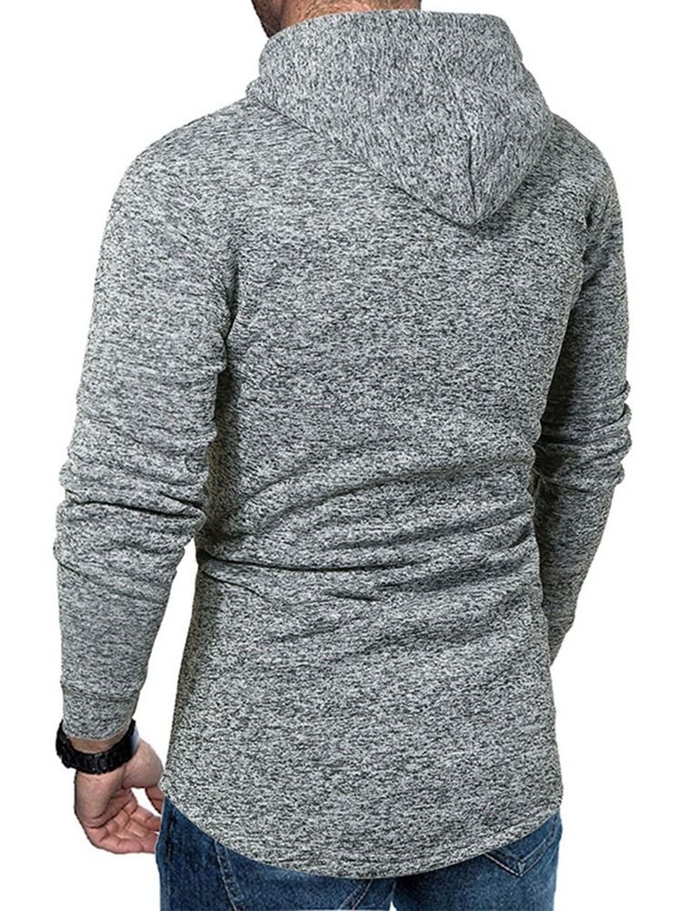 Pocket Pullover Plain Miesten Hupparit