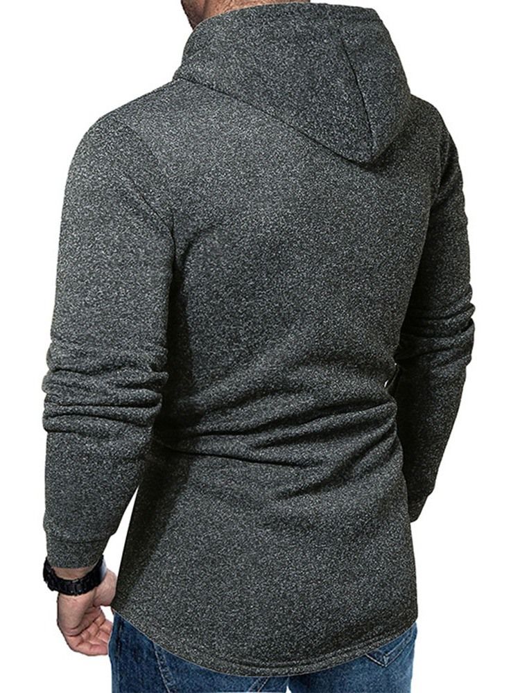 Pocket Pullover Plain Miesten Hupparit