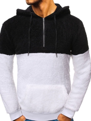 Pullover Pocket Fleece Casual Miesten Hupparit