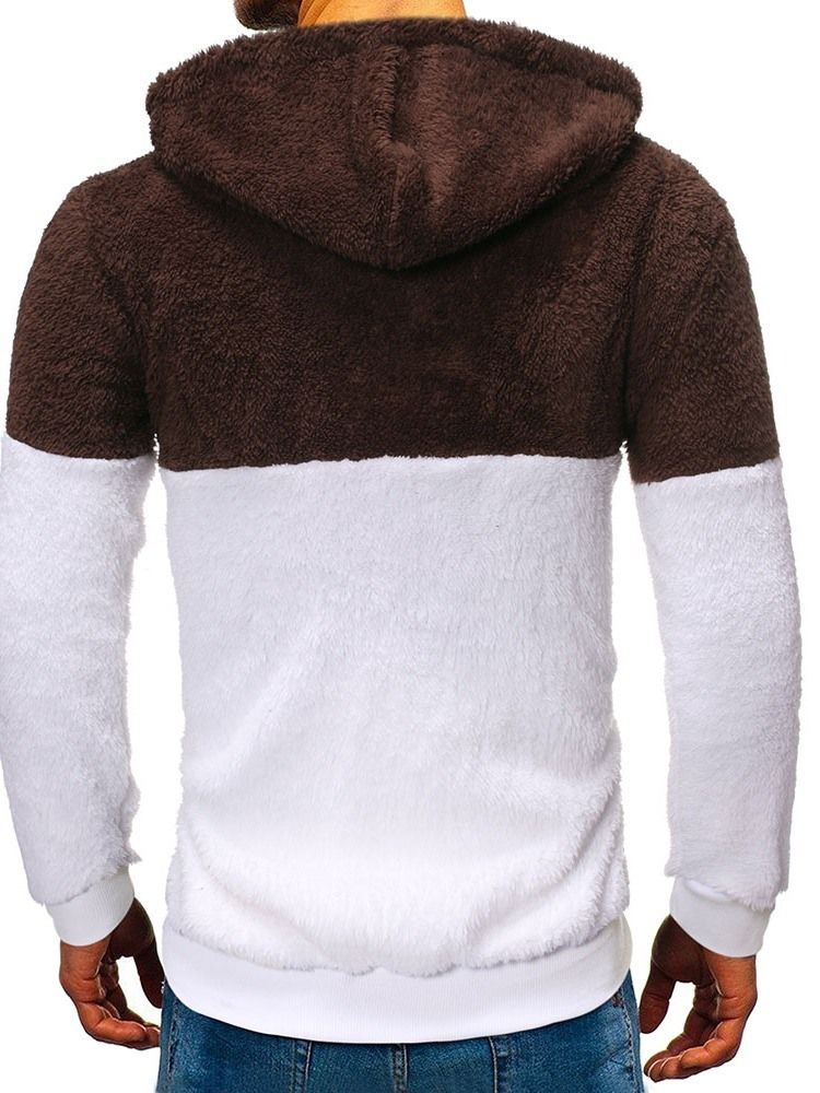 Pullover Pocket Fleece Casual Miesten Hupparit