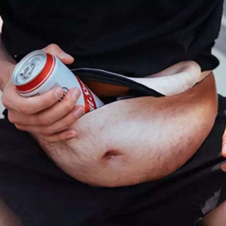 Creative Beer Belly Design Dad Waist Pack -paketti