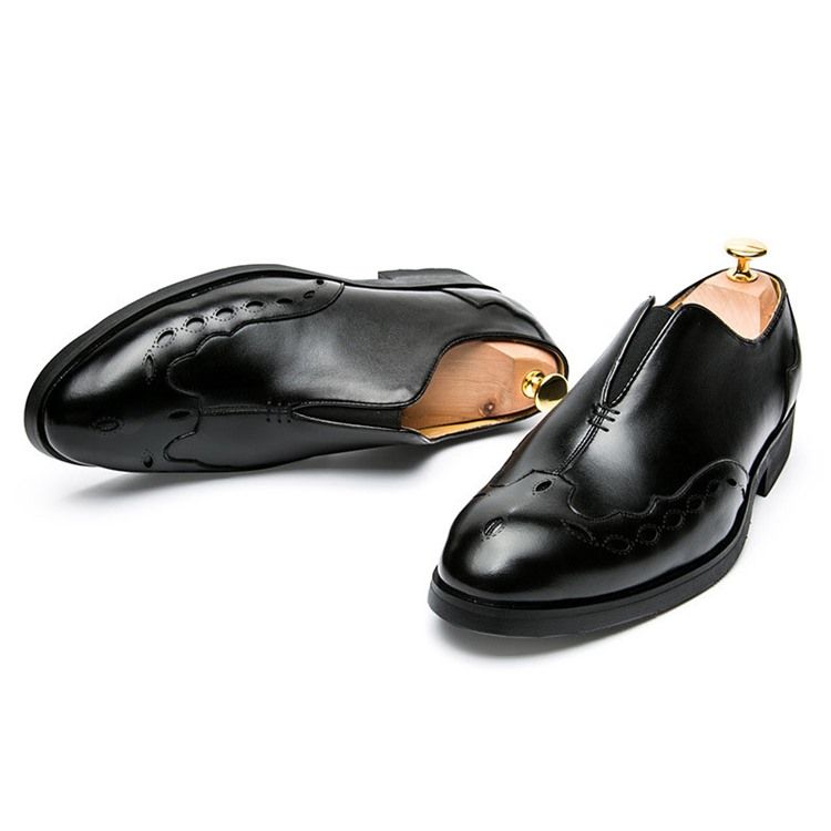 Pu Slip-on Round Toe Miesten Kengät