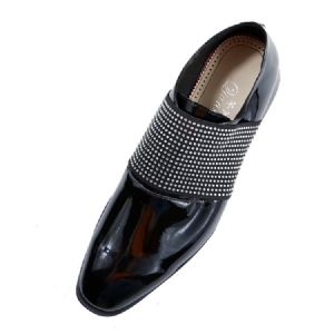 Tekojalokivi Slip-on Plain Miesten Oxford