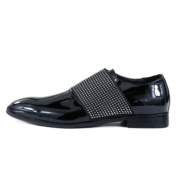 Tekojalokivi Slip-on Plain Miesten Oxford