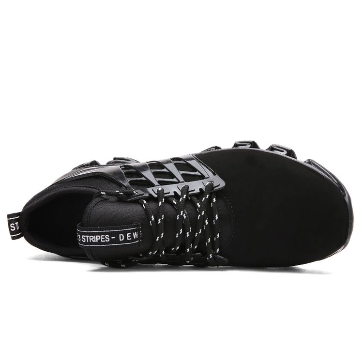 Pu Lace-up Round Toe -juoksukengät