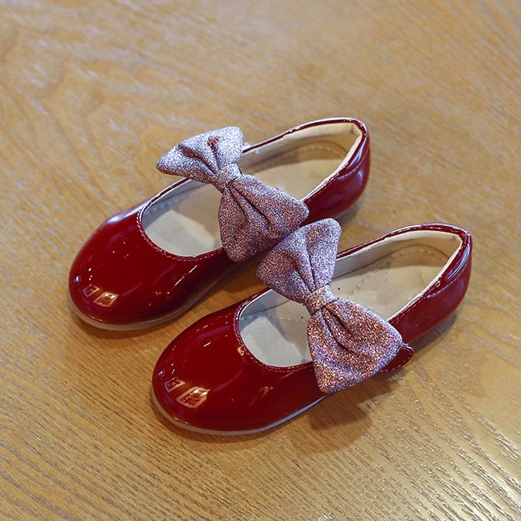 Bowknot Spring Round Toe -kengät