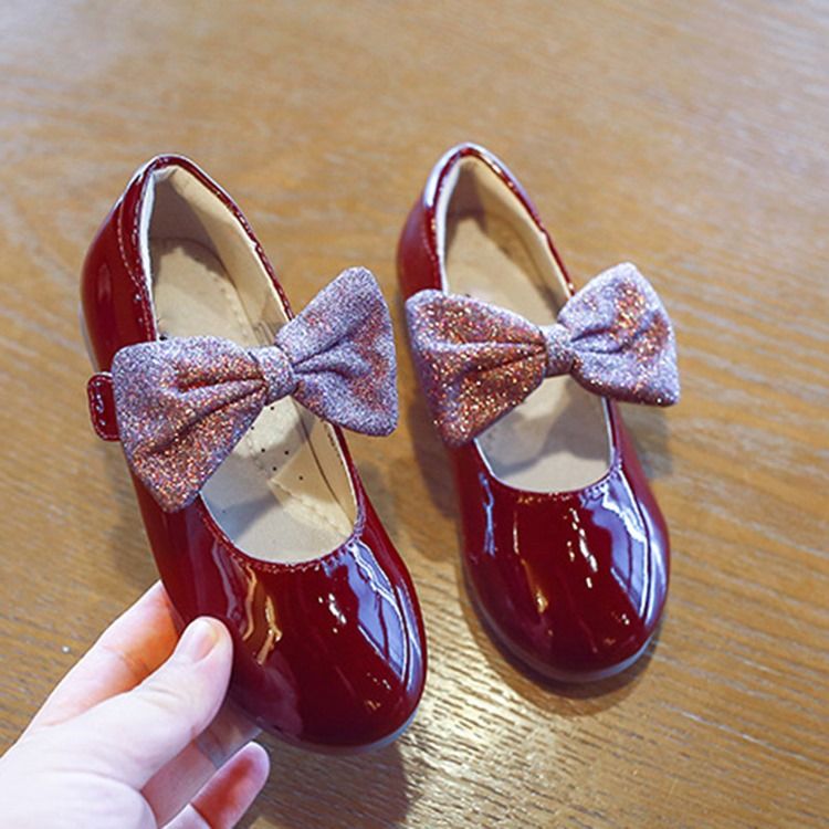 Bowknot Spring Round Toe -kengät