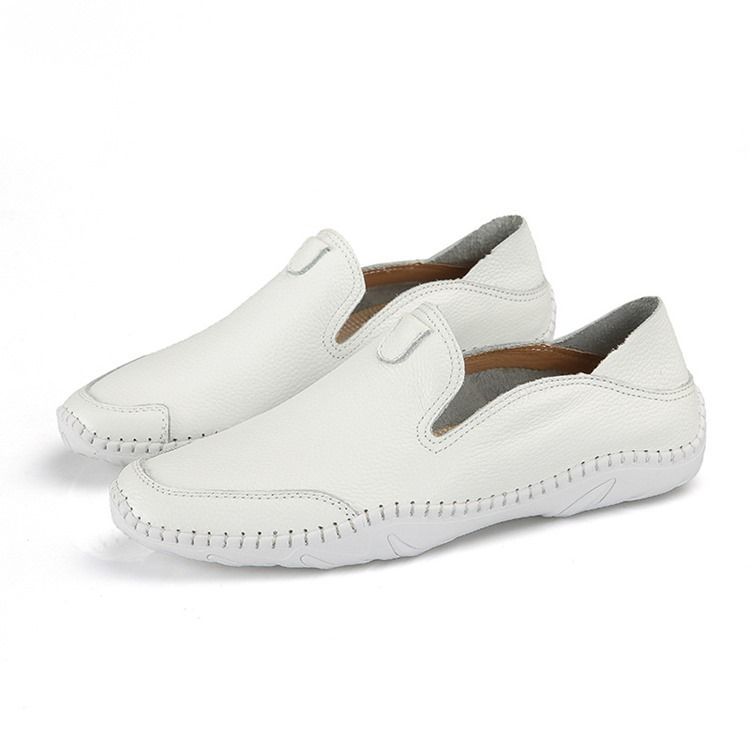 Pu Slip-on Round Toe Miesten Mukavat Kengät