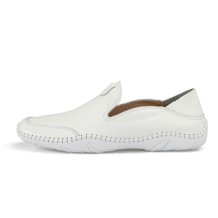 Pu Slip-on Round Toe Miesten Mukavat Kengät