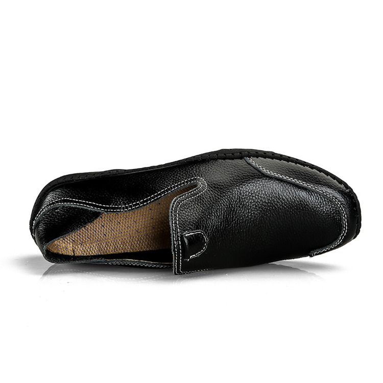 Pu Slip-on Round Toe Miesten Mukavat Kengät