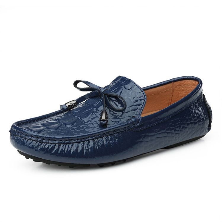 Slip-on Plain Round Toe Miesten Vapaa-ajan Kengät