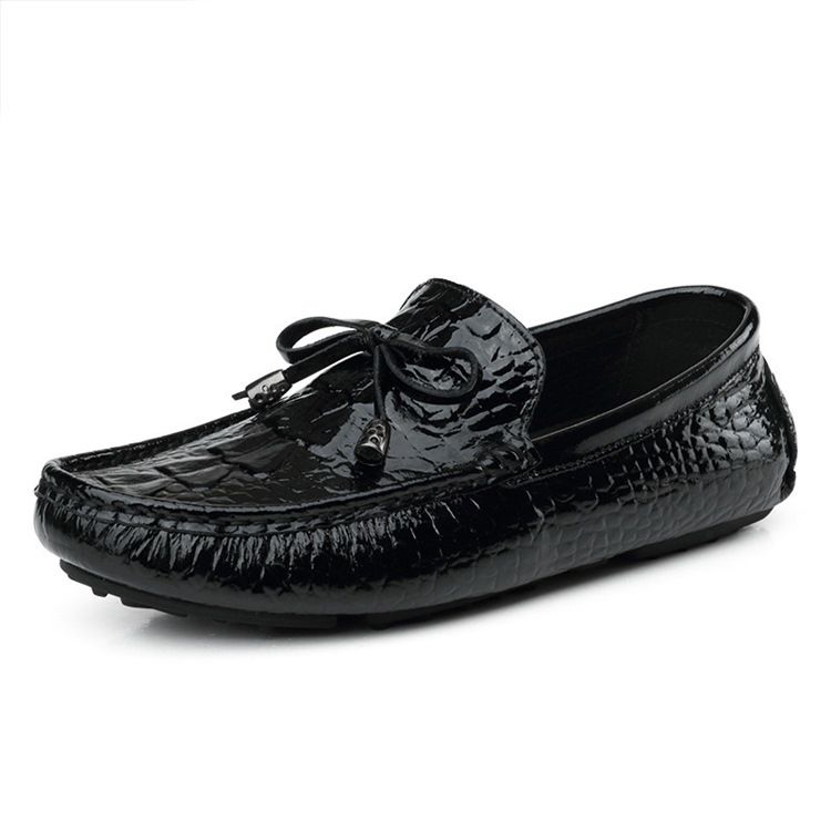 Slip-on Plain Round Toe Miesten Vapaa-ajan Kengät