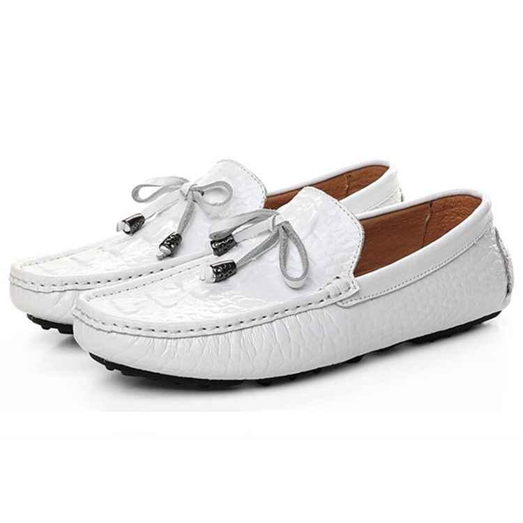 Slip-on Plain Round Toe Miesten Vapaa-ajan Kengät