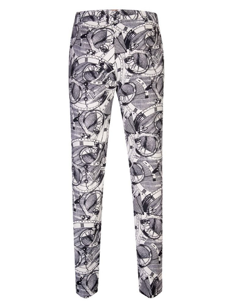 Pants Fashion Print Miesten Puku