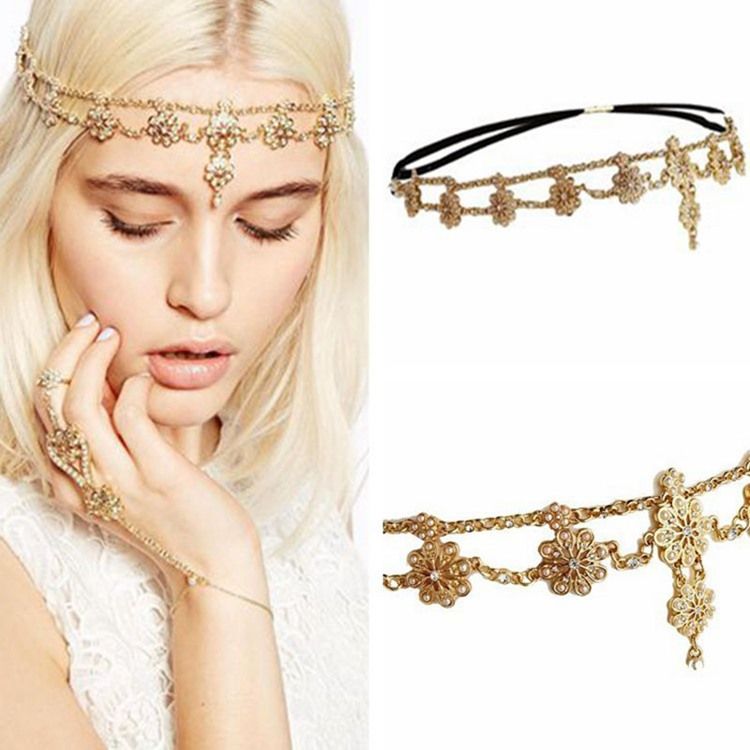 Naisten Diamante Head Chain Party -tarvikkeet