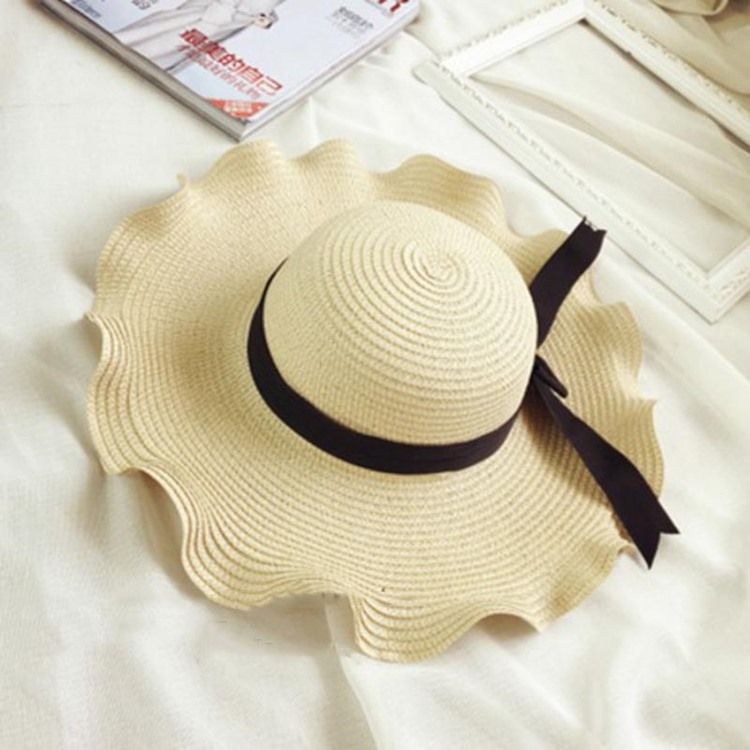 Naisten Wave Brim Sunhat